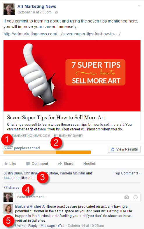 Seven tip for how to sell more art online