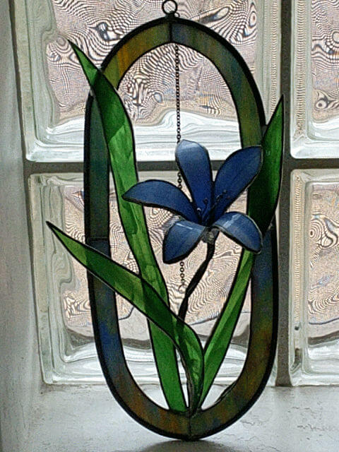 stained glass flower - barney davey