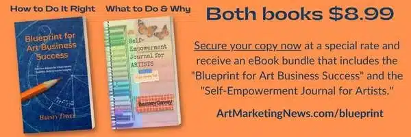 ebook bundle for the Blueprint for Art Business Success and Self-Empowerment Journal for Artists