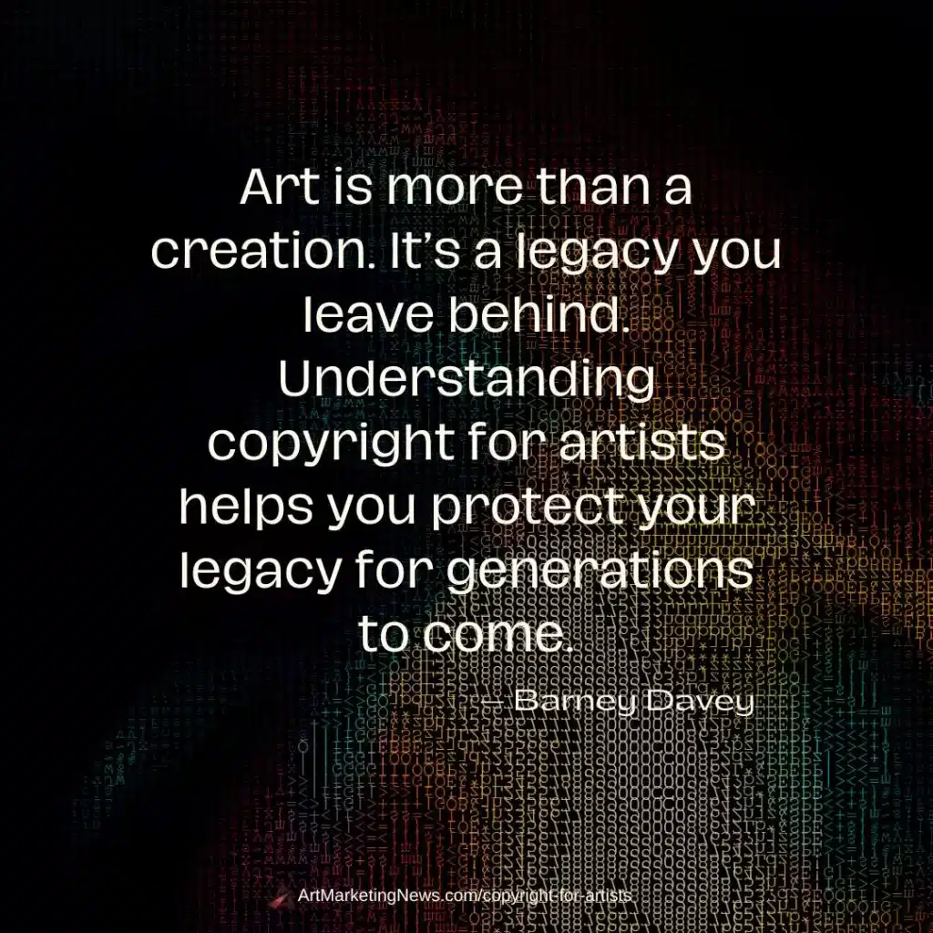 Copyright for artists quote.