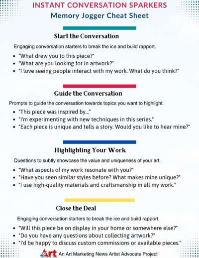 Instant Conversation Sparkers Memory Jogger Cheat Sheet (400 x 518 px)