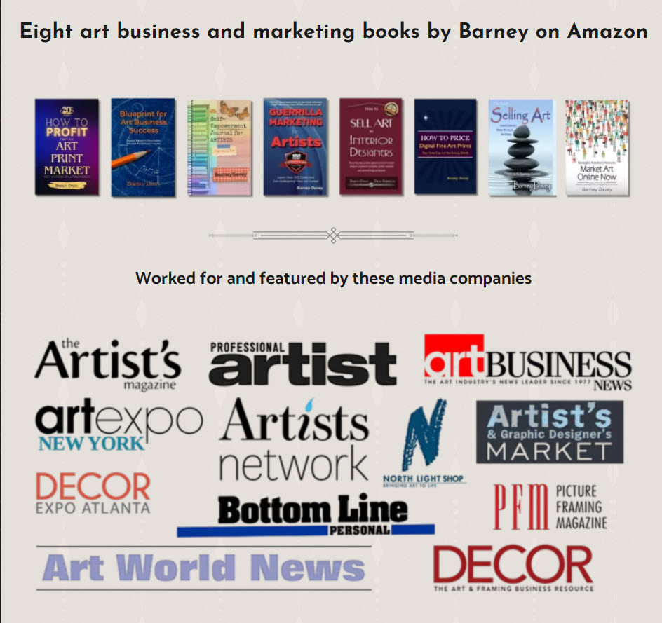 Barney Davey - books and places